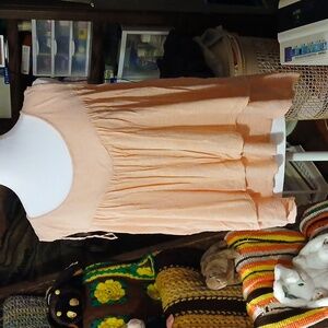 Women's Pink Symmetry 1X Plus Layered Sleeveless Tank Top Blouse